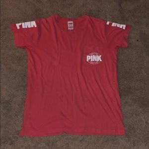 Victoria’s Secret PINK pocket campus tee